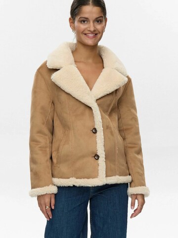 NÜMPH Overgangsjakke 'Eliotta' i brun: forside