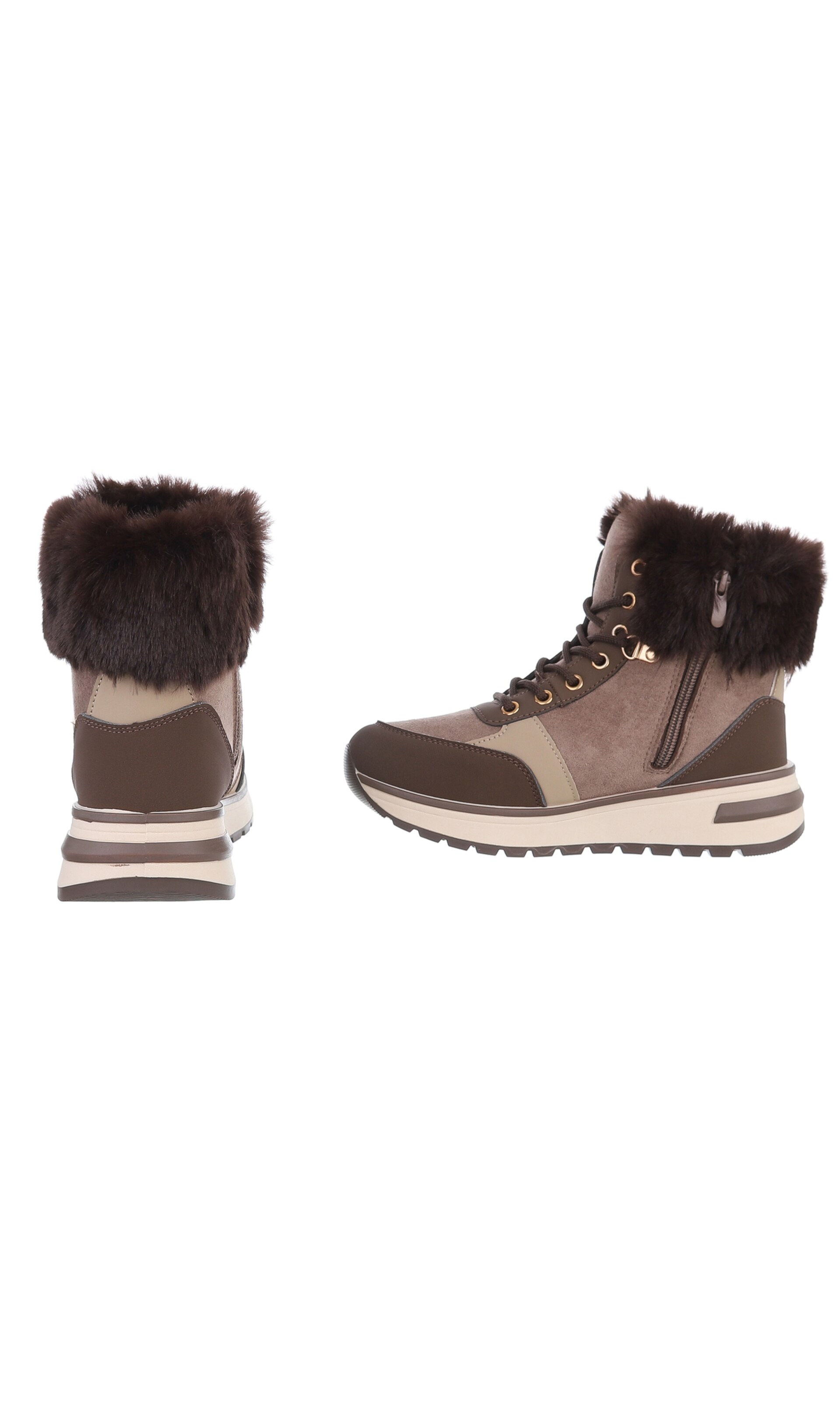 Ital-Design Stiefelette in Braun