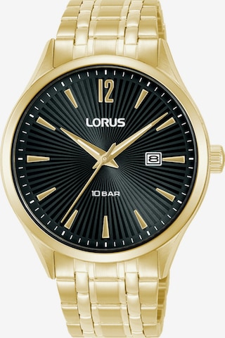 LORUS Analog Watch in Gold: front