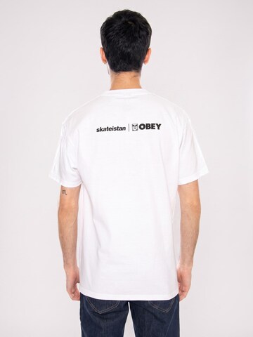 Obey Shirt 'Skateistan' in Wit