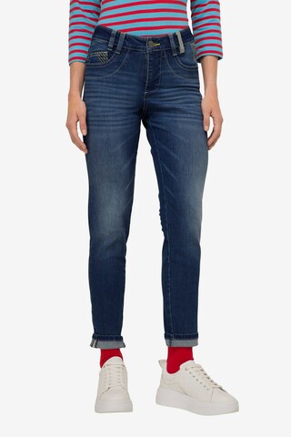 LAURASØN Skinny Jeans in Blauw: voorkant