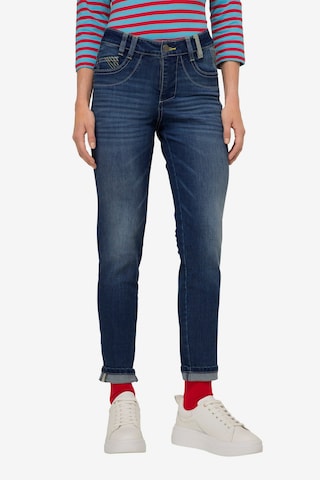 LAURASØN Skinny Jeans in Blue: front
