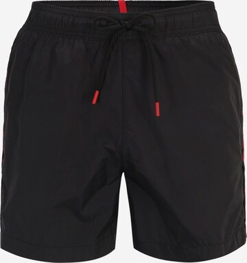 Shorts de bain 'FAB' HUGO en noir : devant