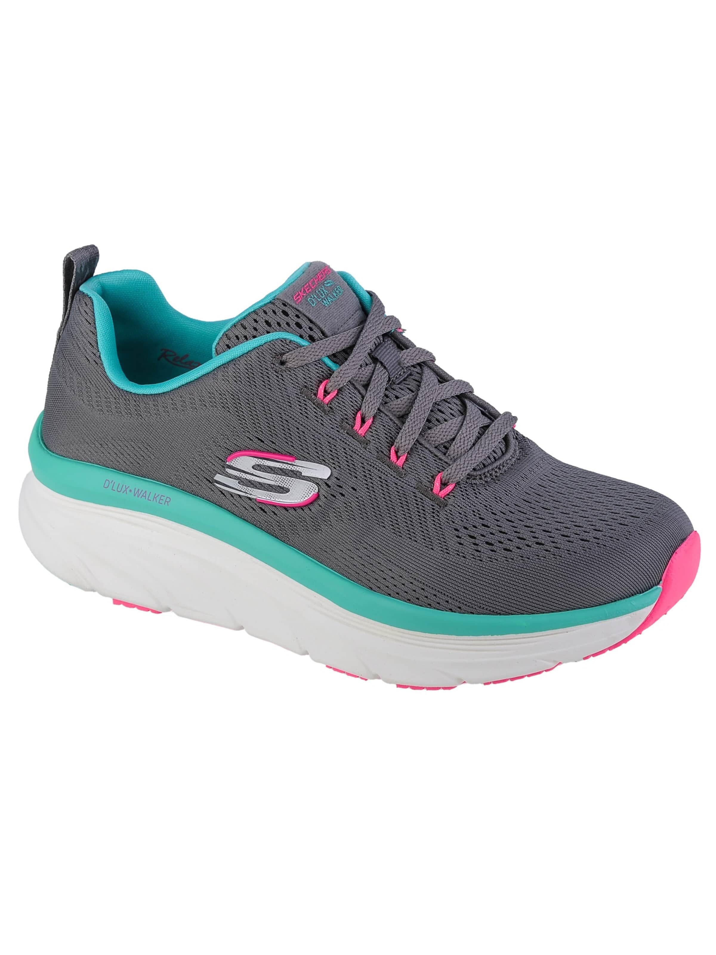 Slip on 'D'Lux Walker - Fresh Finesse' SKECHERS en gris : devant