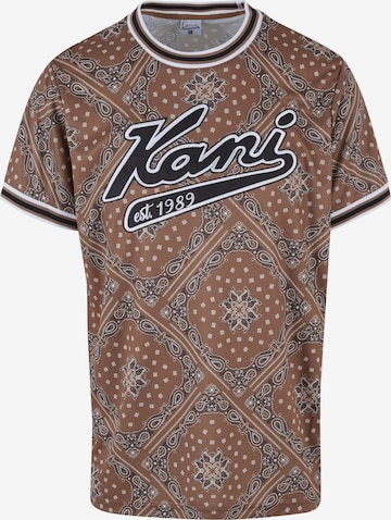 Karl Kani - Camisa em castanho: frente