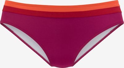 s.Oliver Bas de bikini en orange / fuchsia / rouge, Vue avec produit