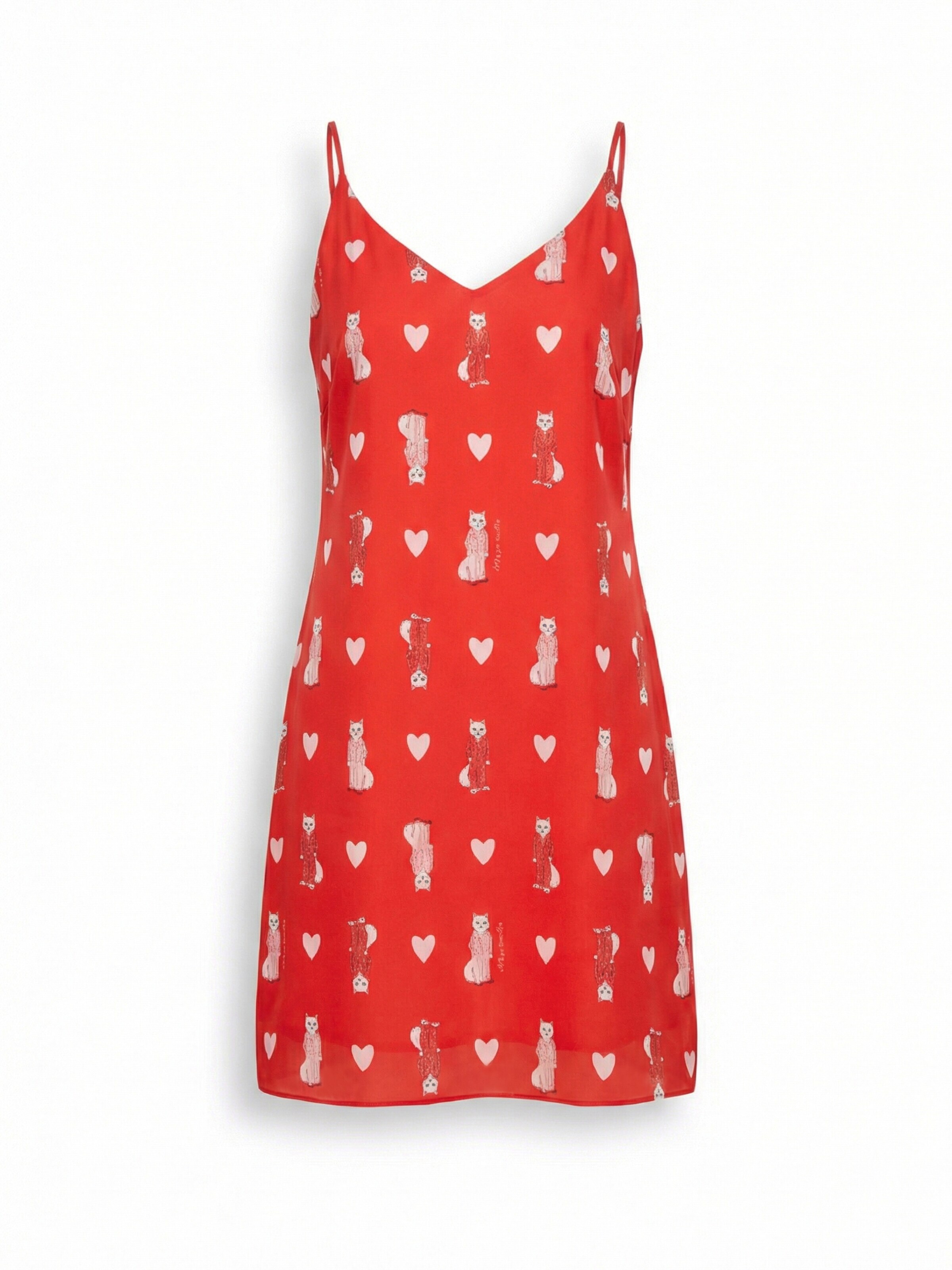 Cat e Lolette Kesämekko 'Loungewear dress' värissä punainen: etupuoli