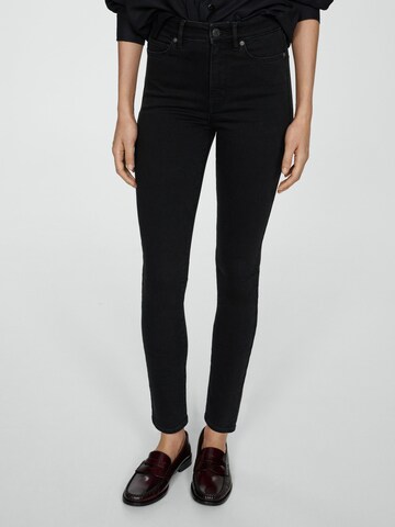 Skinny Jean 'CARLA' MANGO en noir : devant