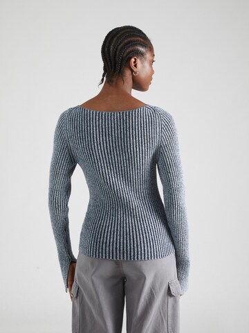 WEEKDAY Pullover 'Lex' in Blau