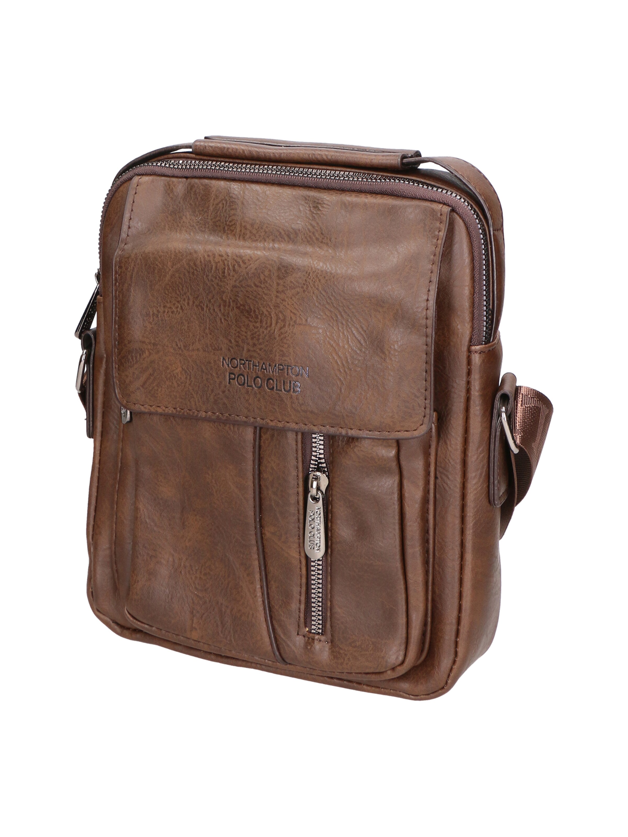 Borsa a tracolla di Northampton Polo Club in marrone