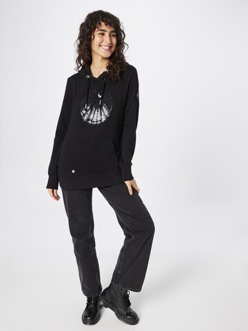 Ragwear Sweatshirt 'BERIT' in Black