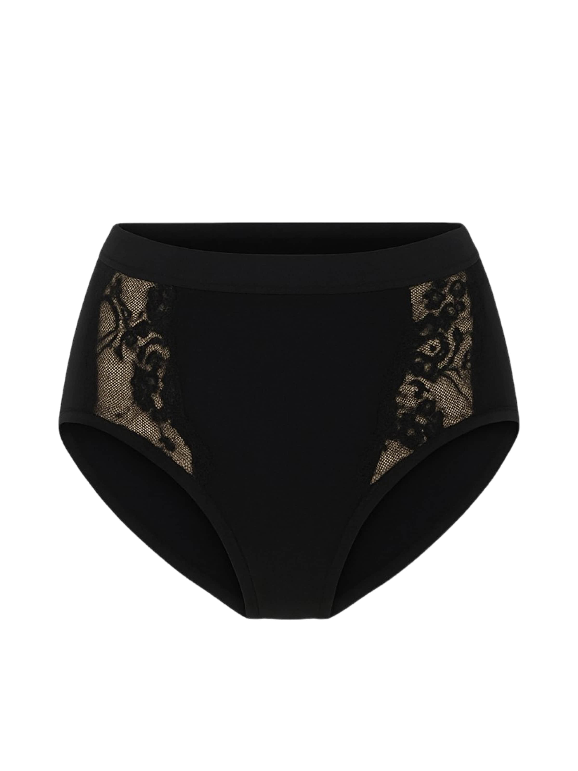 Blackspade Slip in Schwarz: Vorderseite