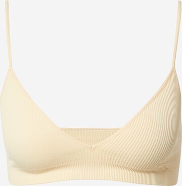 WEEKDAY Bra in Yellow: front