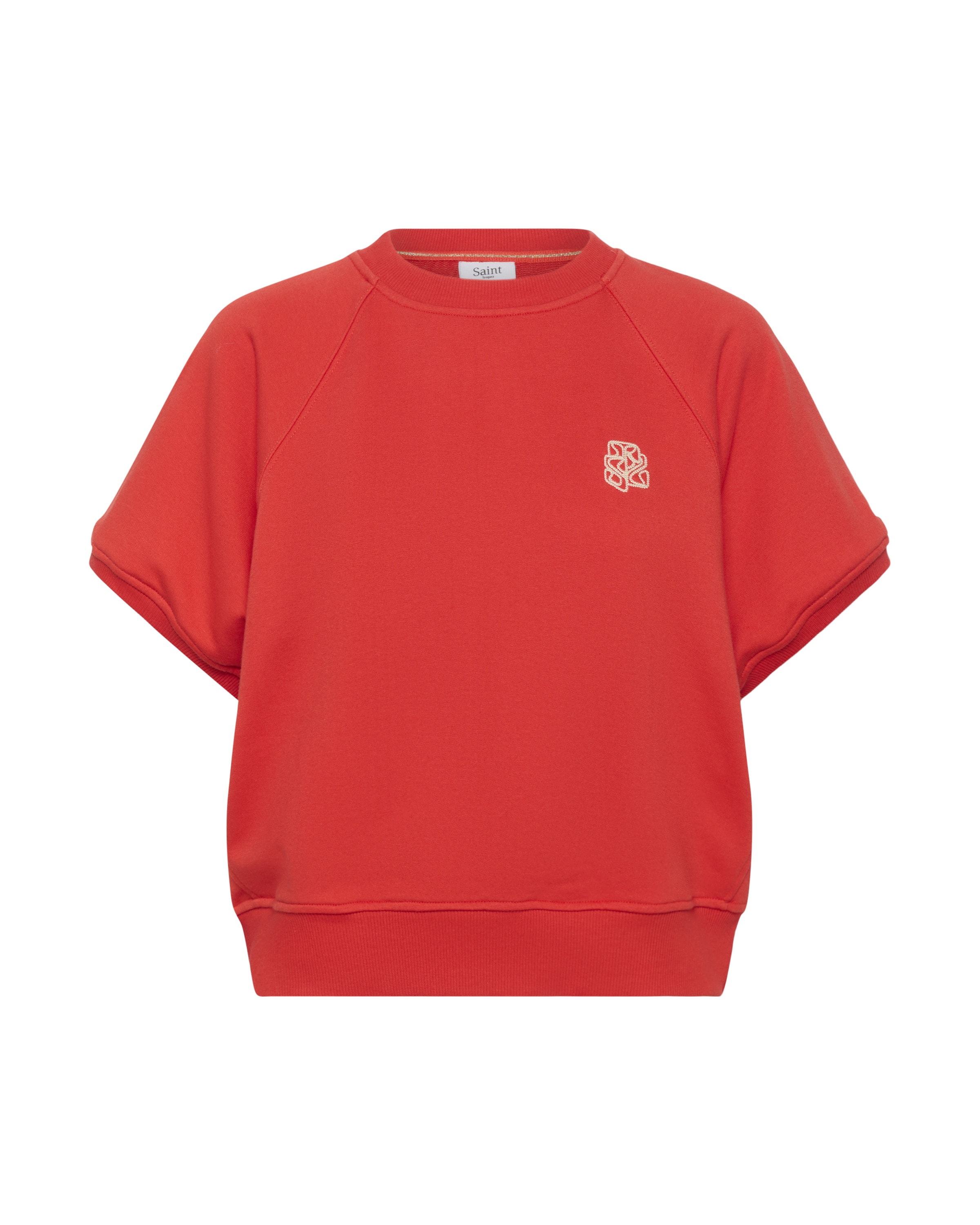 SAINT TROPEZ Sweatshirt 'PauletteSZ' i rød: forside