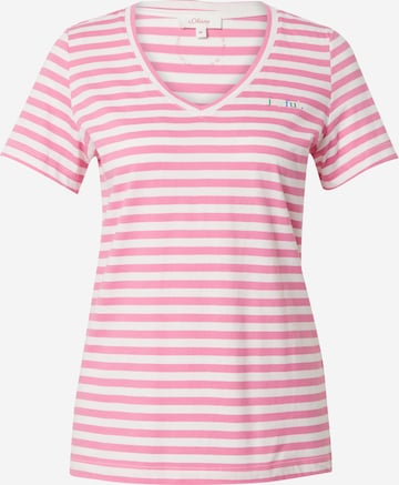 T-shirt s.Oliver en rose : devant