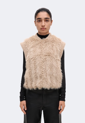 RINO & PELLE Vest 'Alvita' in Beige: front