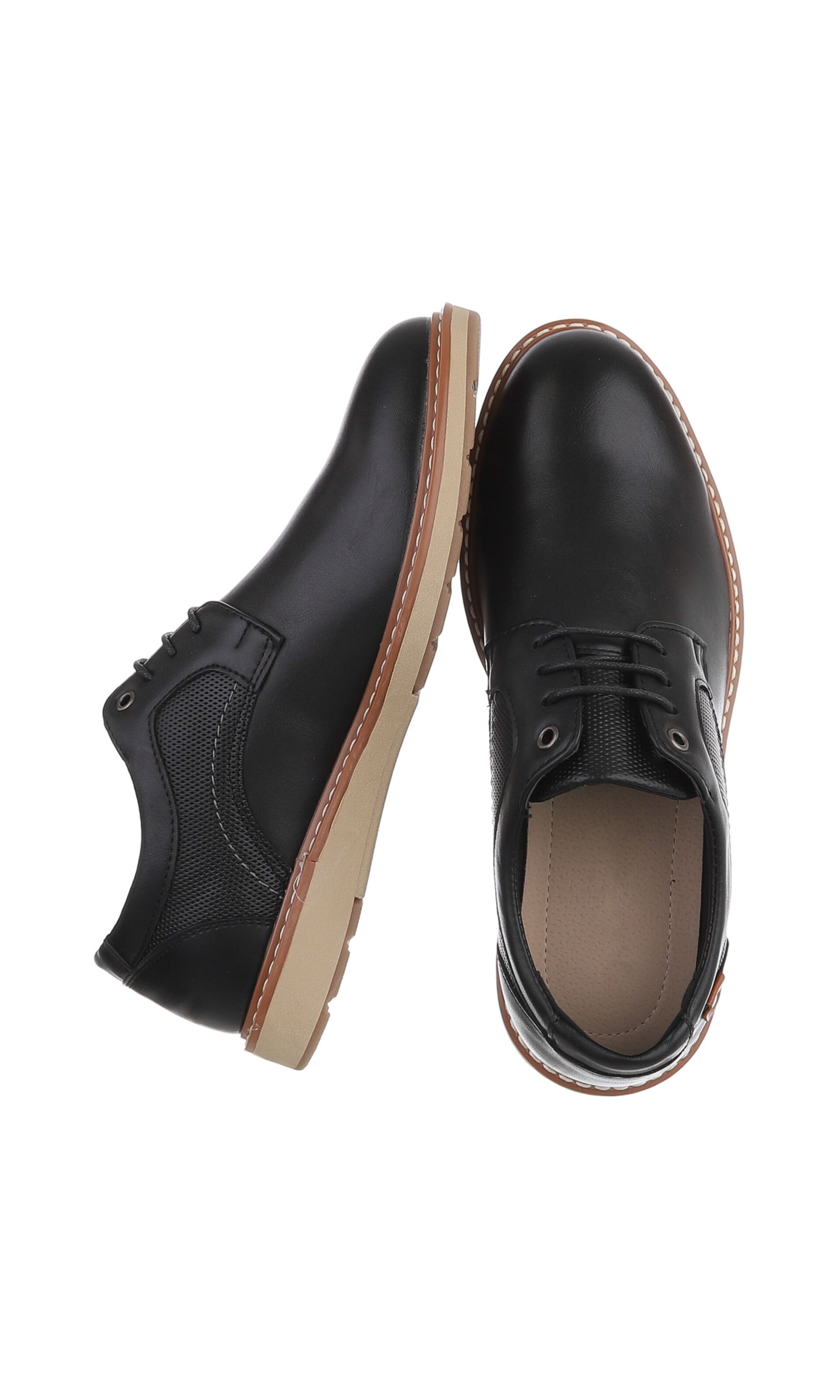 CoolWalk Lace-Up Shoes in Black