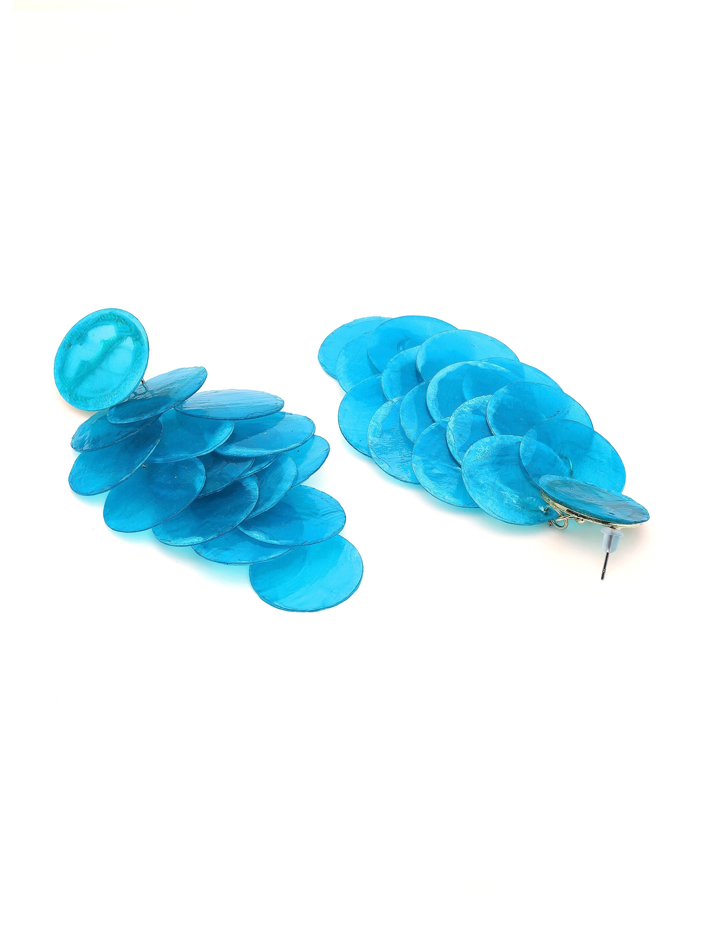 AVANT-GARDE PARIS - Pendientes 'Velmora' en azul