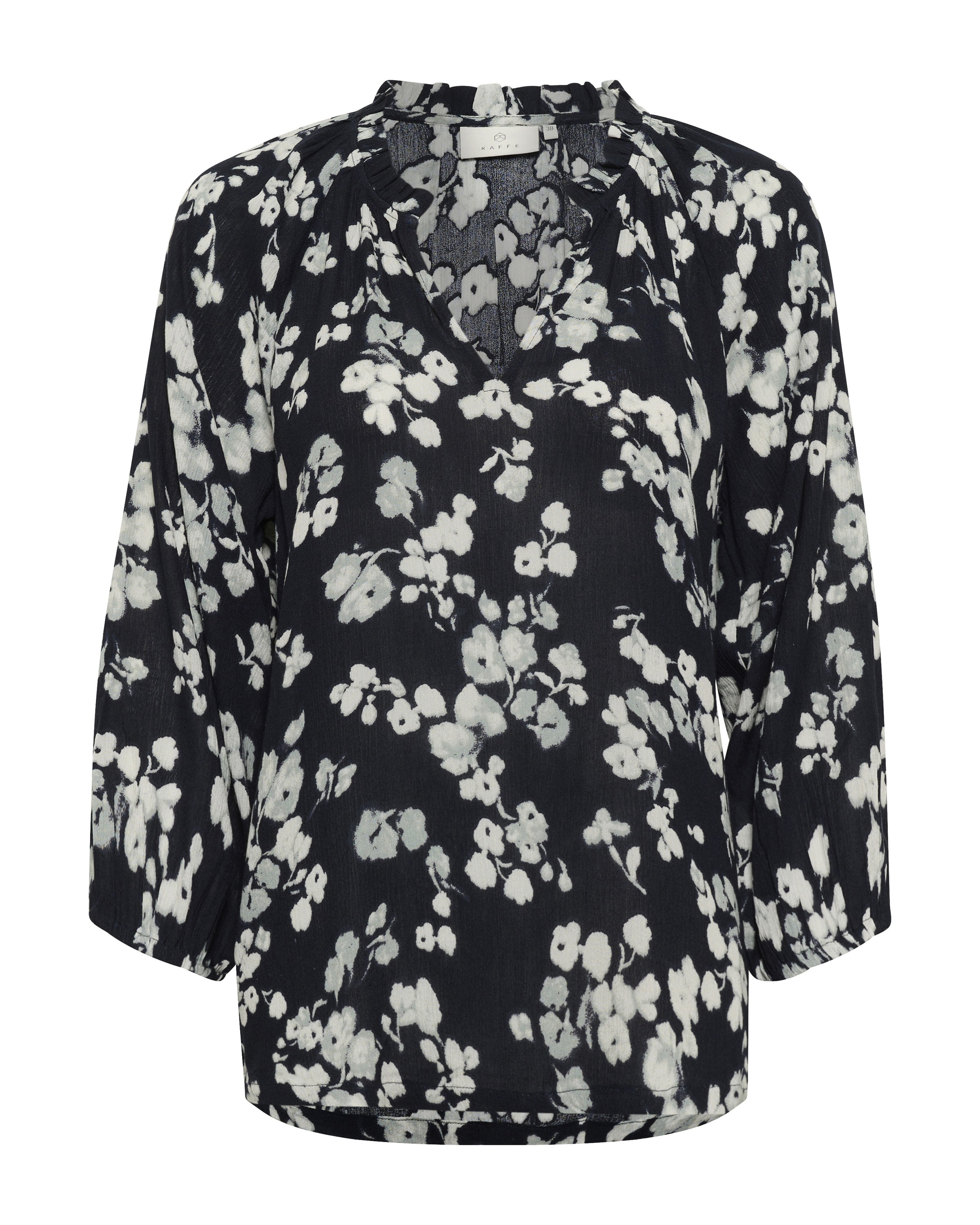 Kaffe Blouse 'KATine' in Zwart: voorkant