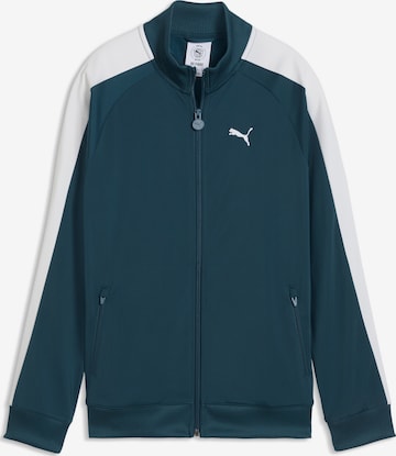 Veste de sport PUMA en bleu : devant