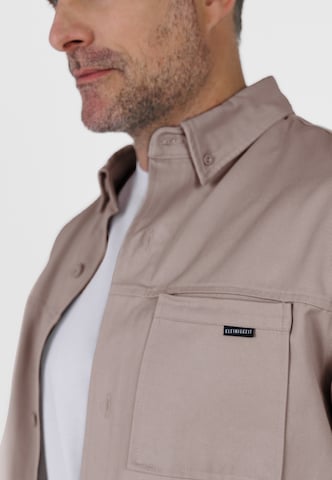 Coupe regular Chemise 'Amadeus Hemdzart' Kleinigkeit en gris