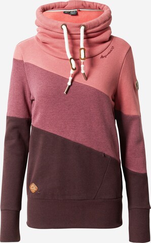 Ragwear Sweatshirt 'RUMIKA' in Pink: predná strana