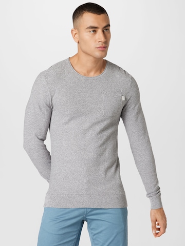 BLEND Sweater in Grey: front