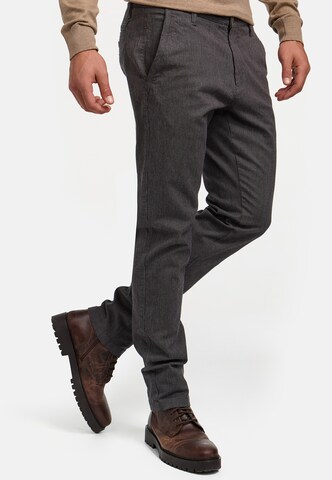 INDICODE JEANS Regular Chino 'Asher' in Grijs