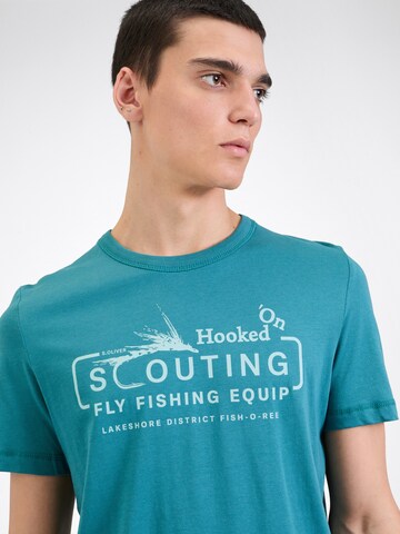 T-Shirt s.Oliver en bleu