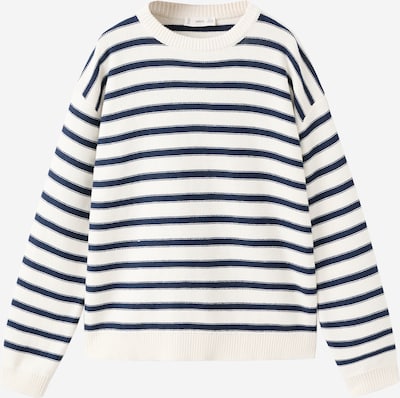 MANGO KIDS Pulover 'DYLAN' veličine 116 u tamno plava / prljavo bijela, Pregled proizvoda