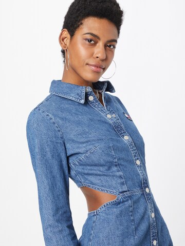 Tommy Jeans Shirt Dress in Blue