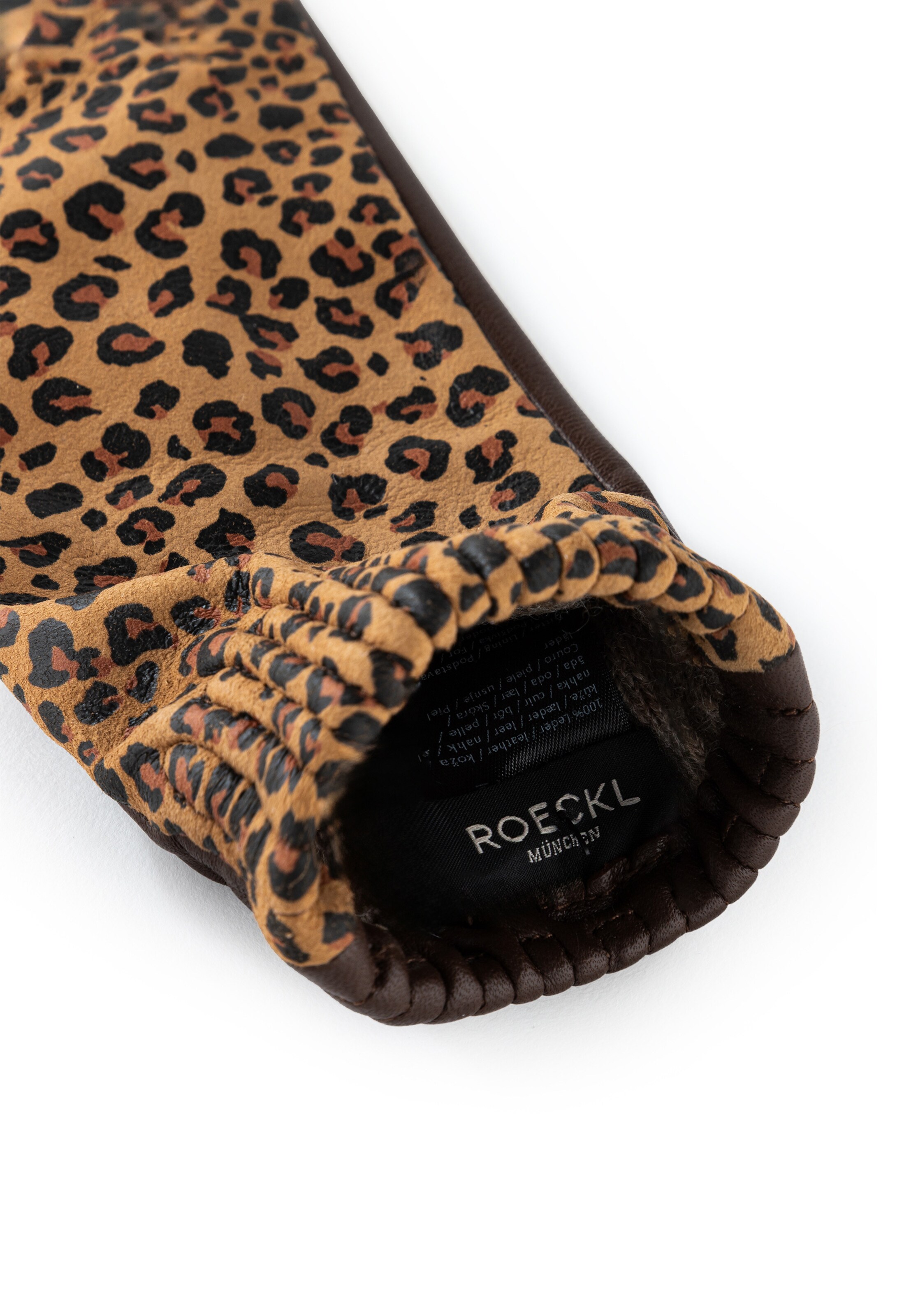 Roeckl Lederhandschuhe 'SERENGETI TOUCH' in Braun