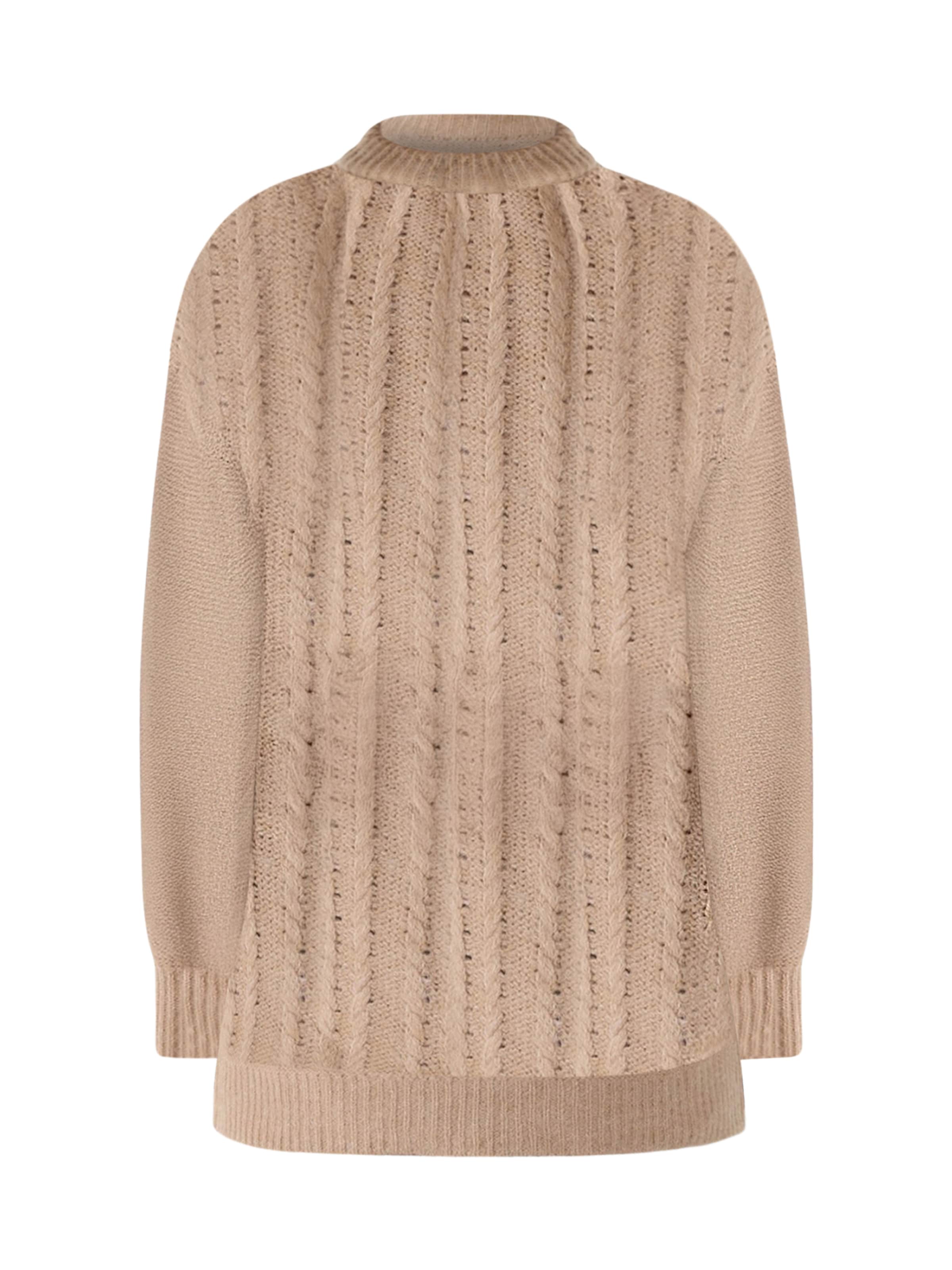 No Matter What Sweater in Beige: front