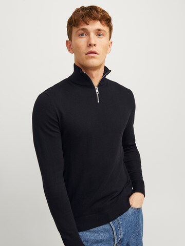 JACK & JONES Neulepaita 'JWHEMIL' värissä musta