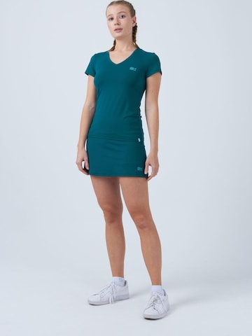 SPORTKIND Functioneel shirt 'V-Neck' in Groen: voorkant