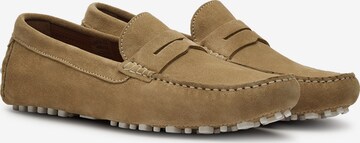 LOTTUSSE Moccasins 'Nautico' in Brown