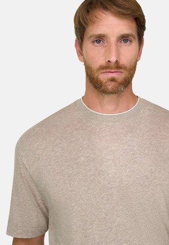 Boggi Milano Shirt in Beige: voorkant