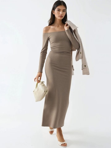 Robe Busem en beige : devant
