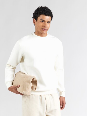 SELECTED Sweatshirt 'SLHZDAN' in Beige: voorkant