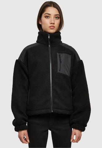 Urban Classics Between-season jacket in Black: front