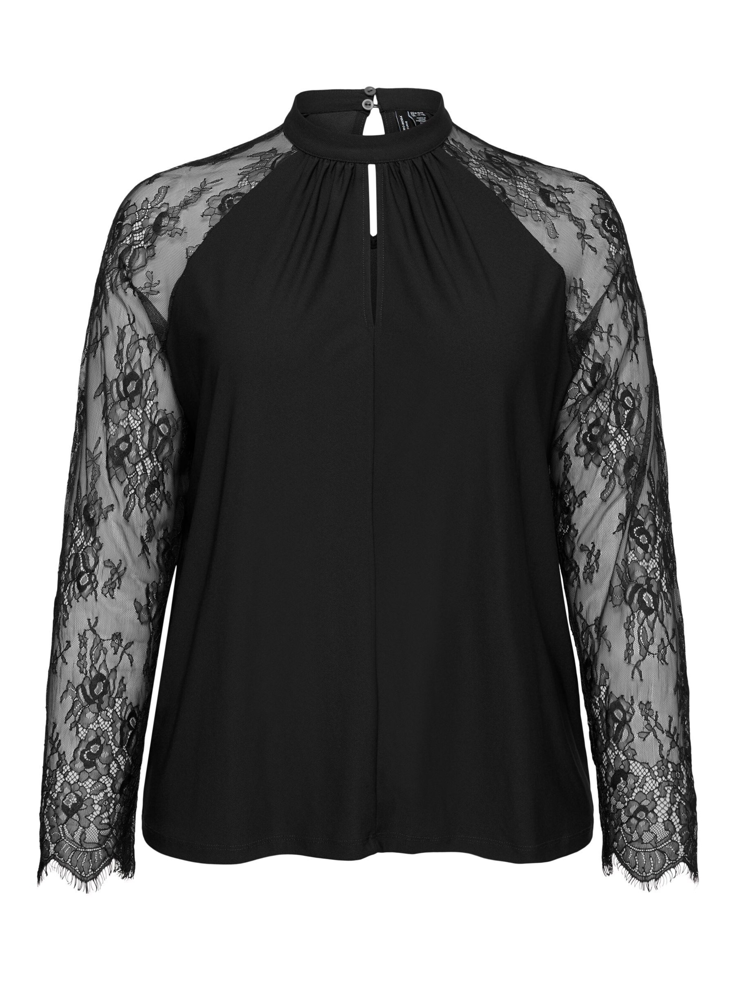 Vero Moda Curve Blouse 'VMMilla' in Black: front