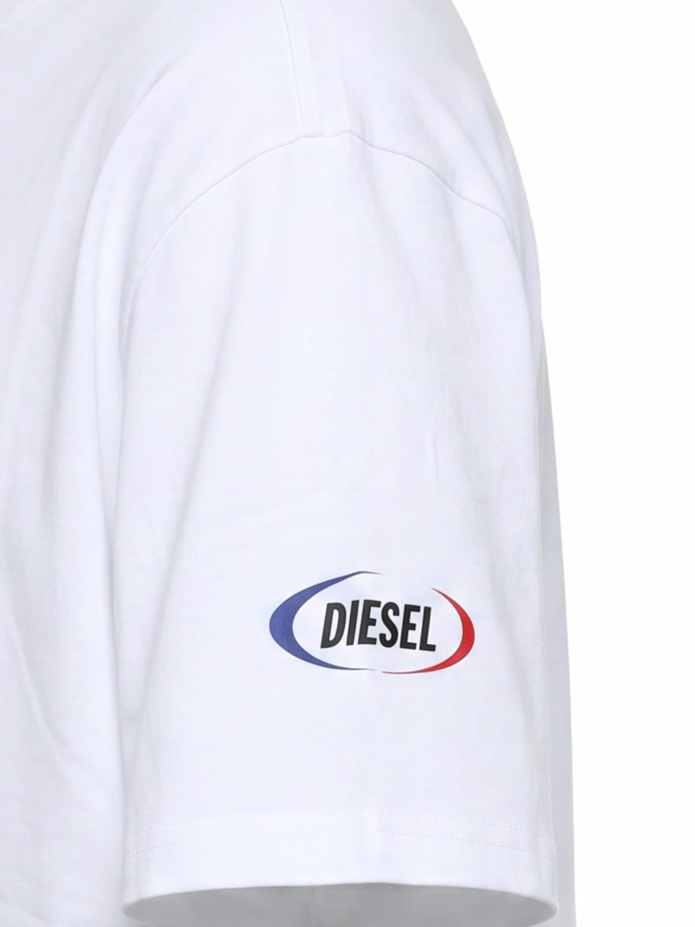 T-Shirt 'SMILE' DIESEL en blanc