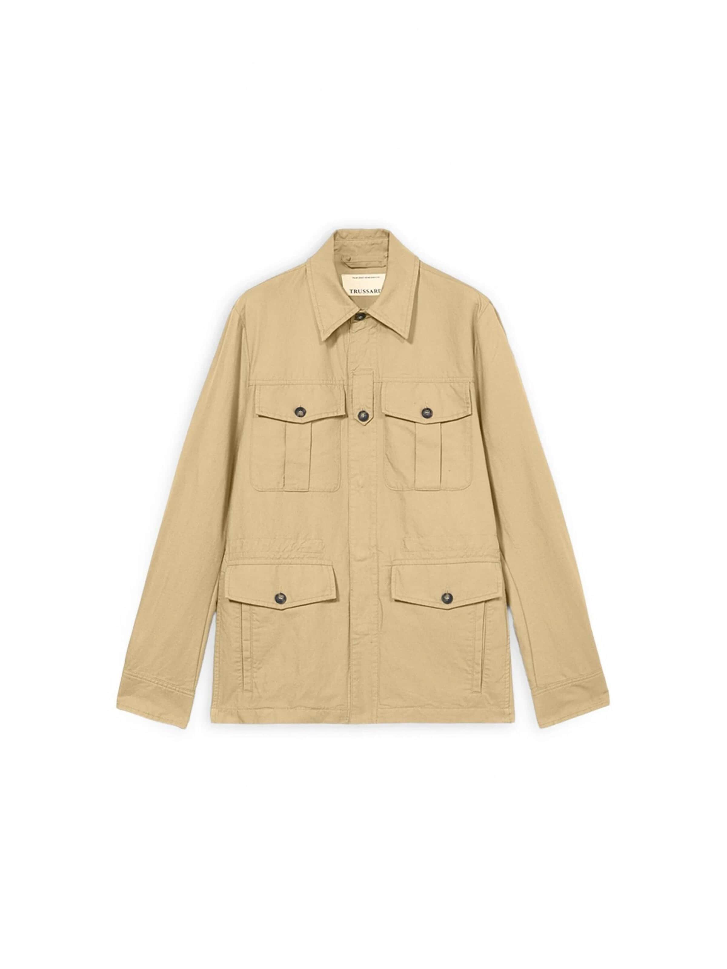 Trussardi Winterjas in Beige: voorkant