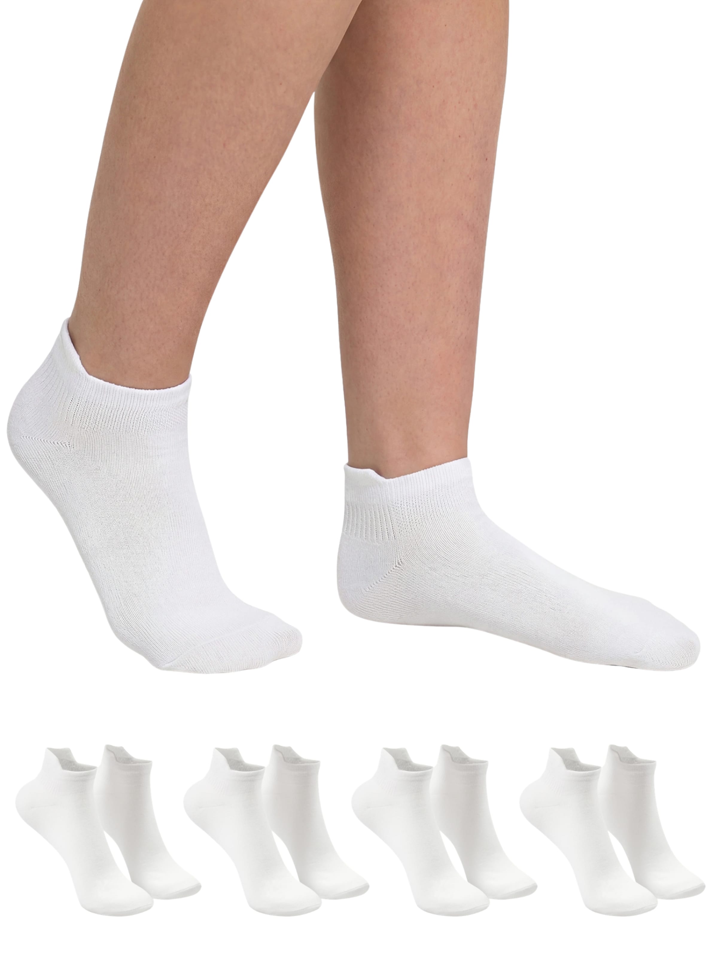 cfab (formerly creamy fabrics) - Calcetines '4er-Pack Sneaker Socken' en blanco