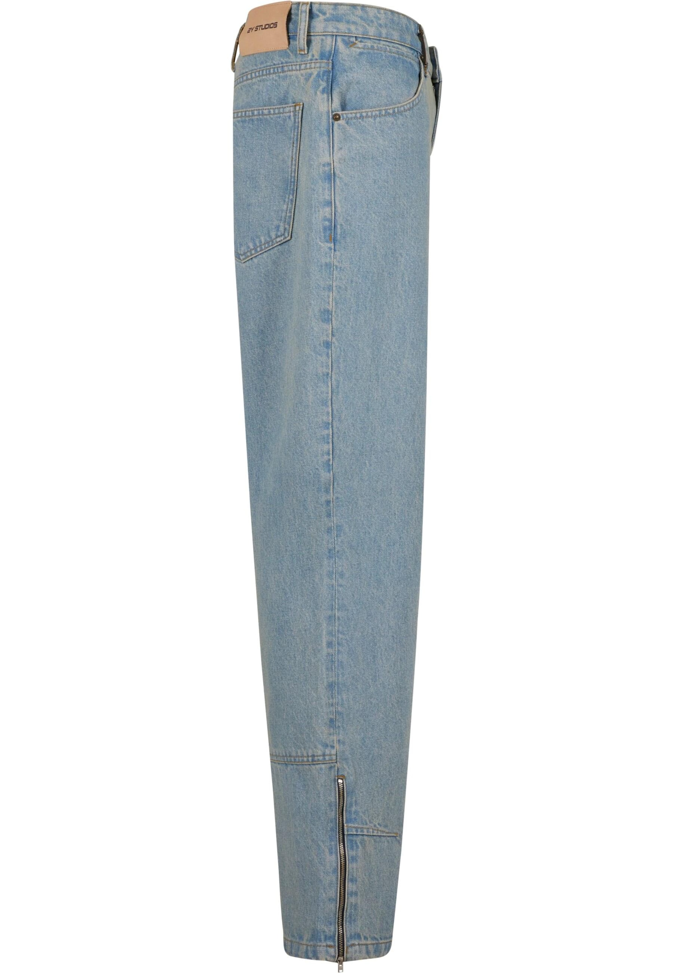 2Y Studios Baggy Džínsy 'Neal' - Modrá