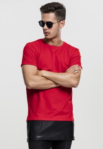 Urban Classics Shirt in Rood: voorkant