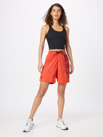 Loosefit Pantalon de sport 'Paris Heat.Rdy Ergo' ADIDAS PERFORMANCE en rouge