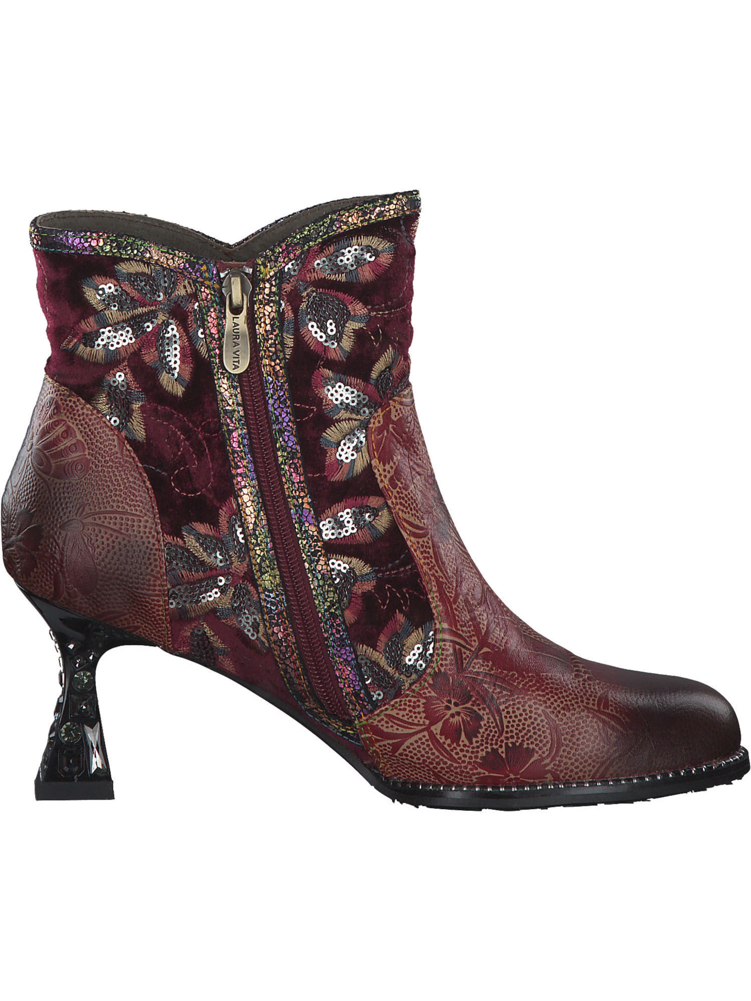 Bottines 'Oliveo 01' Laura Vita en rouge