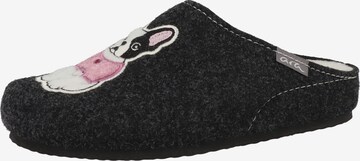ARA Slippers in Grey: front