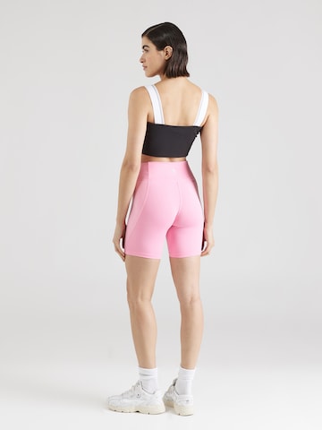 ADIDAS PERFORMANCE Skinny Sports trousers 'All Me Ess' in Pink